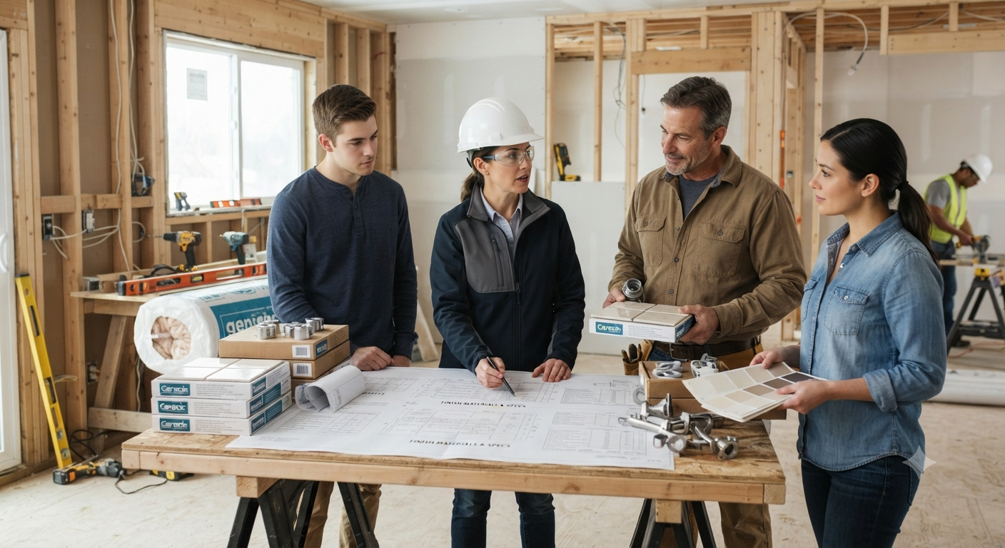 Vai trò của việc thống nhất thương hiệu vật tư trước khi thi công